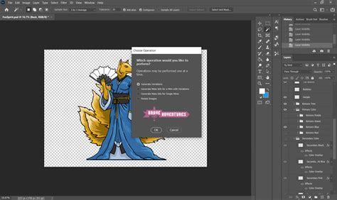 Photoshop JavaScript API 的图像结果