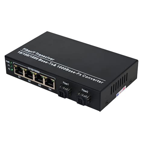 BOXNUBE 4+2 Gigabit Unmanaged PoE Switch 4 PoE Gigabit + 2x 1G SFP Upl