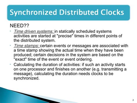 Image result for Distributed System Clock