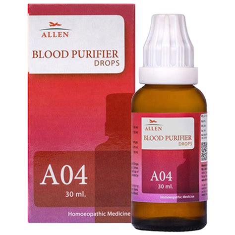 Buy Allen A04 Blood Purifier Drops, 30 ml | 19 Minutes Delivery ...