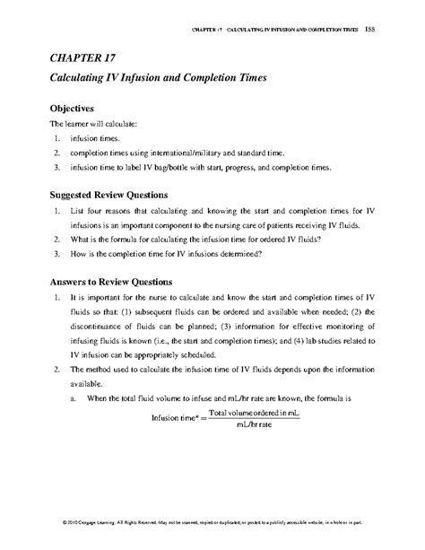 Image result for Infusion Rate Calculation