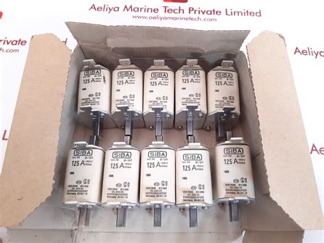 Siba 20 001 13 fuses 125a – Aeliya Marine Tech
