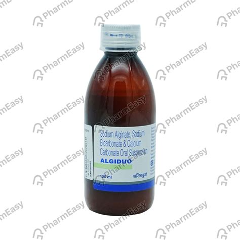 Algiduo Mint Flavour Sugar Free Bottle Of 150ml Suspension: Uses, Side ...