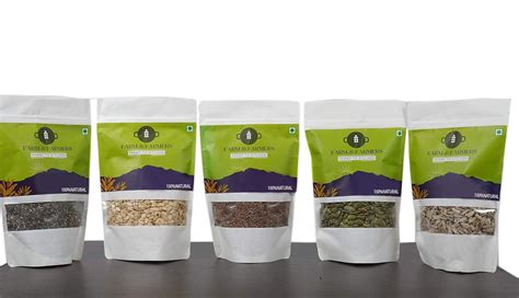 Farm & Farmers Healthy Organic Seeds Mix Superfoods for Eating Rich in ...