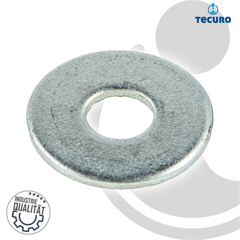 tecuro Unterlegscheiben groß M3 (3,2 x 9 x 0,8 mm) 100 Stück DIN 9021 ...