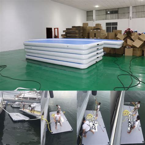 Image result for Inflatable Floating Dock