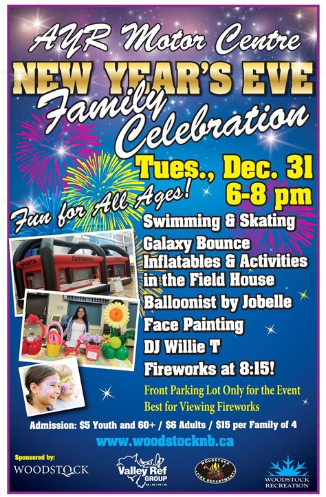 AYR Motor Centre New Years Eve Family Celebration , 105 Connell Park ...