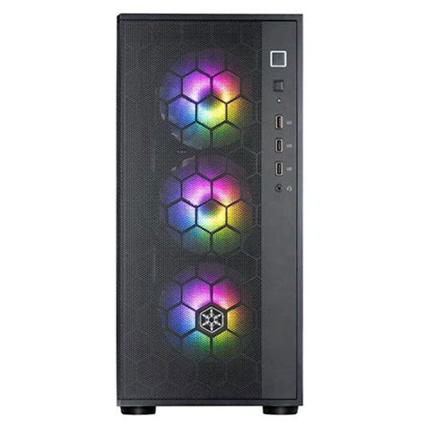 Buy SILVERSTONE FARA R1 PRO V2 ARGB ATX Cabinet (Black) | Elitehubs.com ...