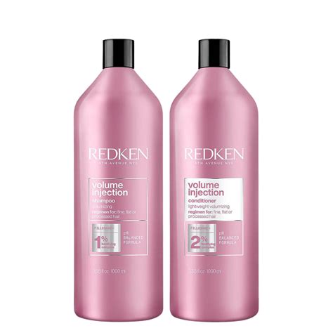 Redken Volume Injection Shampoo & Conditioner 1 Litre Duo – Haircare Works