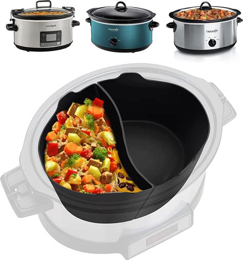 Amazon.com: Proctor Silex Double Dish Slow Cooker with 6qt Crock and ...