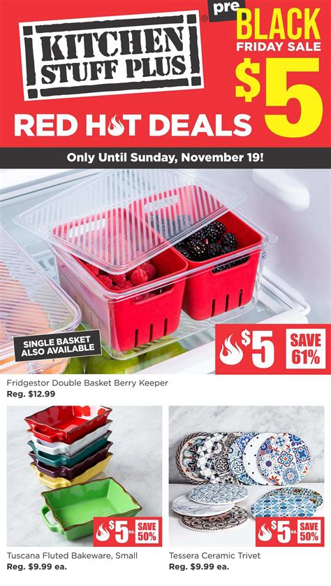 Kitchen Stuff Plus Red Hot Deals Flyer November 13 to 19