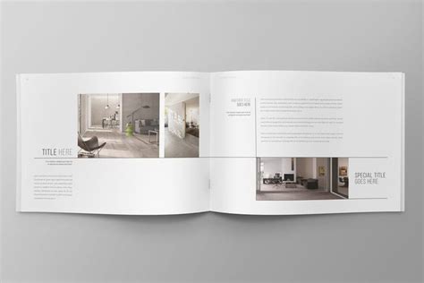 brochure design minimal