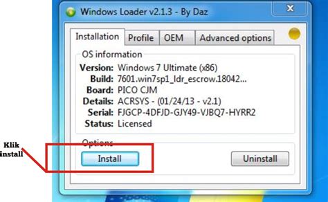 Image result for Install Windows Loader