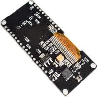 Wemos 0.91 Blue Display Oled Nodemcu ESP8266 WIFI Module - Black PCB ...
