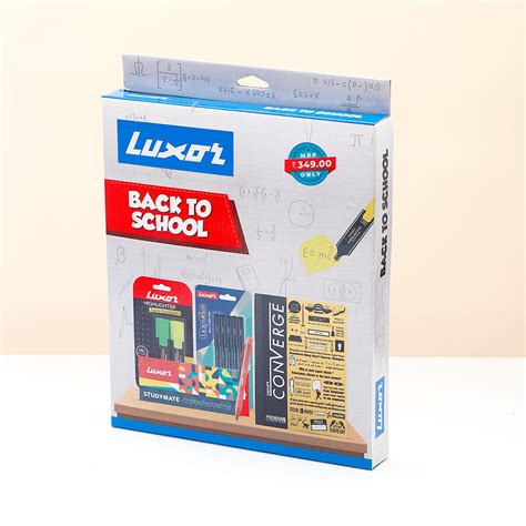 Luxor Back To School Kit with Essential Supplies for Students