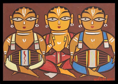 Tallenge - Three Musicians by Jamini Roy - Best of Jamini Roy Paintings ...