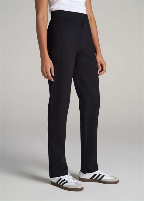 Pull on Slim Dress Pants Women's in Black – American Tall