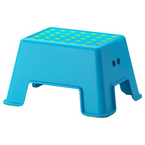 BOLMEN step stool, blue - IKEA