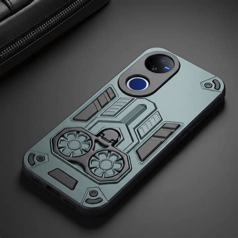 Green Cycle Armor Silicone Case for Vivo V50 – The Hatke