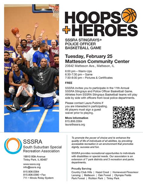 HOOPS+HEROES: 11th Annual South Suburban Special Recreation Association ...