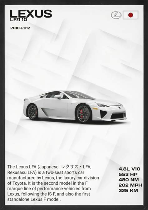 FRAMEX Lexus LFA Super Car Wall Decoration Art Framed Poster, Matt ...