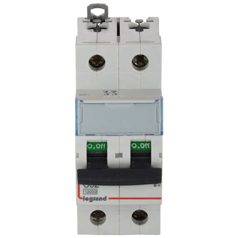 Legrand 16A 2 Pole C Curve Miniature Circuit Breaker (4086 33, White ...