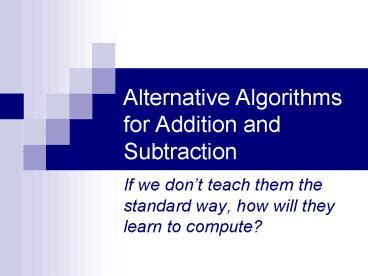 Algorithms Addition Subtraction 的图像结果