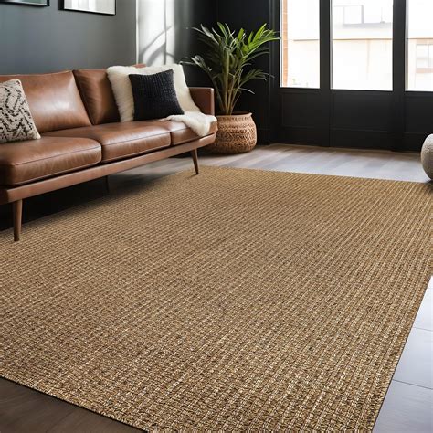 Amazon.com: Luul Home Easy Jute Rugs 4x6 Natural Color Living Room ...
