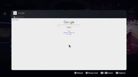 PS5 Web Browser App 的图像结果