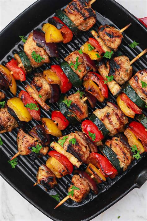 Chicken skewers with chicken kabob marinade – Artofit