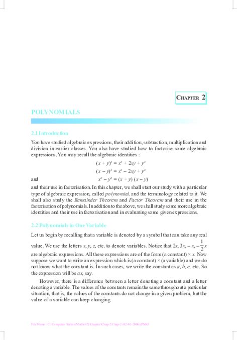 Image result for Polynomialsfull Chapter