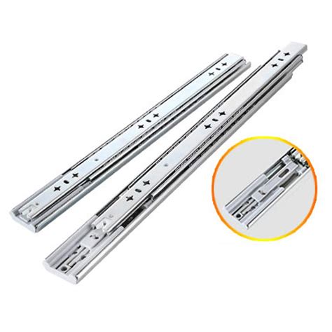 Buy Drawer slide Industrial Heavy Duty, Three-Section Guide Rail ...