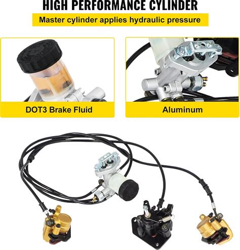 VEVOR GO-KART Hydraulic Brake Kit - Universal, India | Ubuy