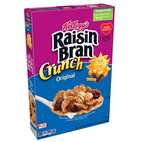Kellogg's Raisin Bran Crunch Breakfast Cereal