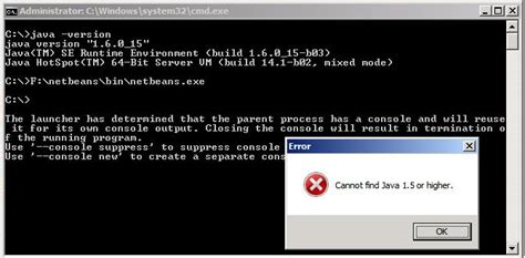 Image result for Cannot Find Java 1.8 or Higher