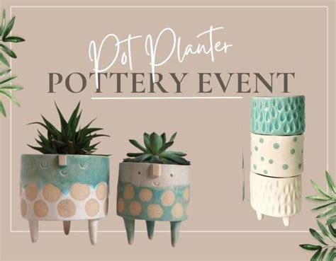 Create Your Own Pot Planter | Pottery Event , Colour To Colour, Benoni ...