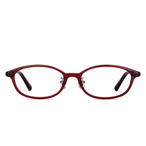 Buy Maroon Transparent Full Rim Oval Lenskart Air SG Essentials ...