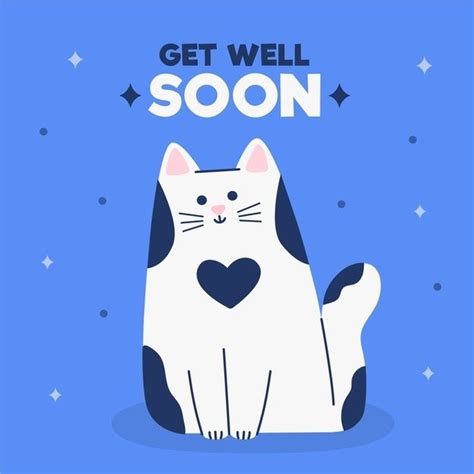 Get well soon with a cute character | Premium Vector in 2025 | Get well ...