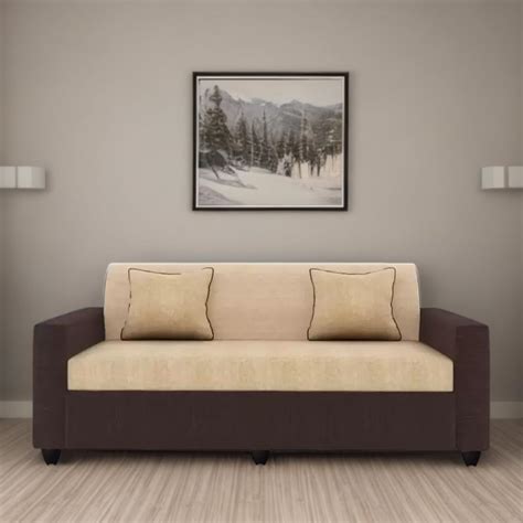 Classic Woods 3 Seater Fabric Sofa Set for Living Room Furniture ...