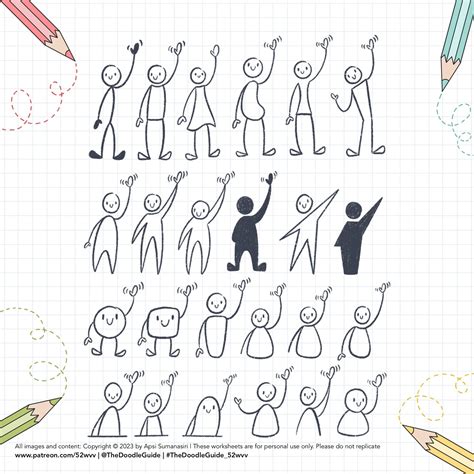 How To Draw Matchstick Figures