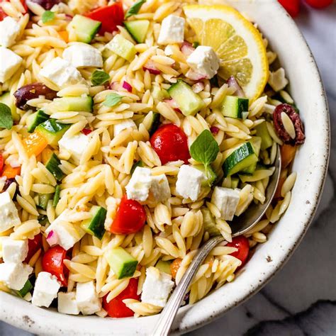 Greek Orzo Salad – Best Summer Side Dish | Skinnytaste
