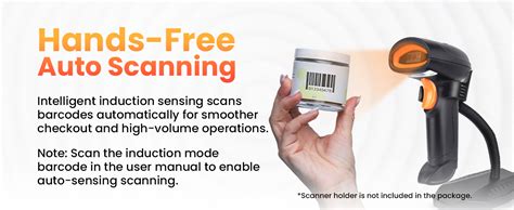 Helett HT20 Wireless 2.4GHz 2D & 1D Barcode Scanner