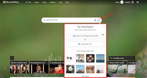 Search Using Camera in Bing 的图像结果