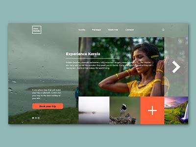 Concept web page layout design by sree nath on Dribbble