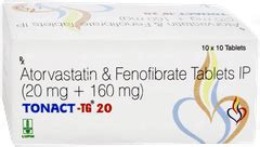 Tonact Tg 20/160 MG | Order Tonact Tg 20/160 MG Tablet Online at Truemeds