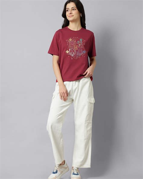 Harry Potter Printed Regular Fit Tshirt For Women – Free Authority