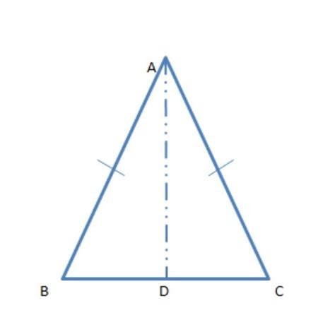 prove that two sides of a triangle are congruent then the angle ...