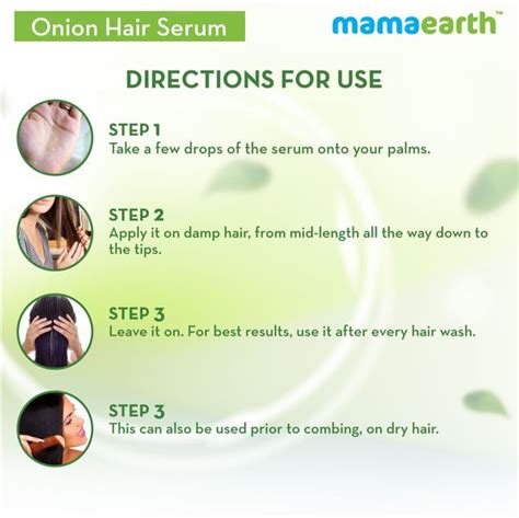 Onion Hair Serum for Frizz-Free Hair with Onion and Biotin