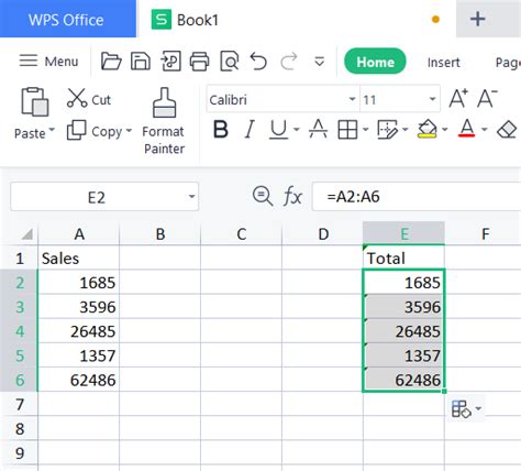 How to Create Reference in Excel 的图像结果