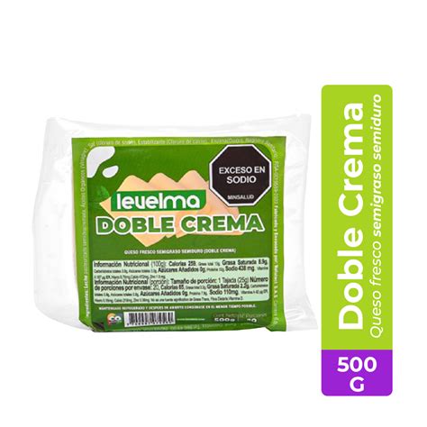 Queso Doble Crema Tajado 500g
